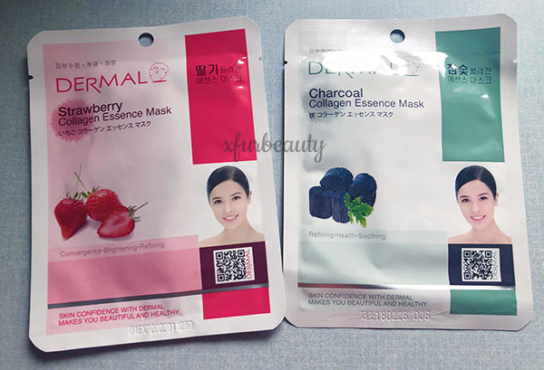 Dermal Strawberry Charcoal Sheet Mask