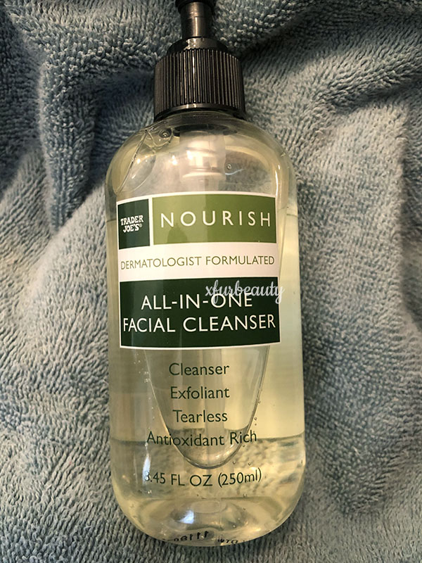 Trader Joe's Nourish All-in-One Facial Cleanser