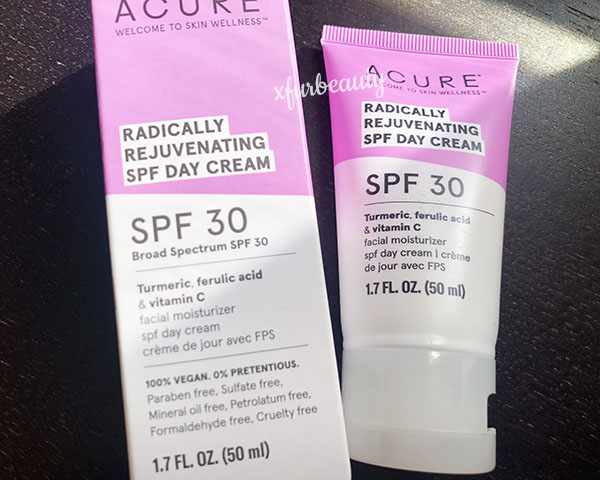 Acure Radically Rejuvenating SPF Day Cream