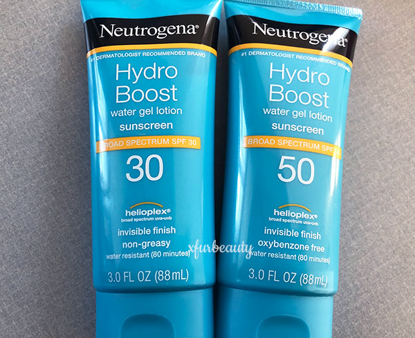Neutrogena Hydro Boost Water Gel Lotion Sunscreen Broad Spectrum SPF 50