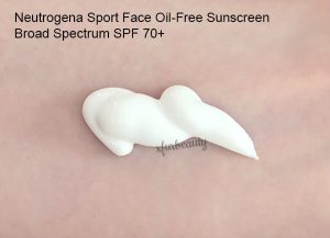 Neutrogena Sport Face Oil-Free Sunscreen Broad Spectrum SPF 70+