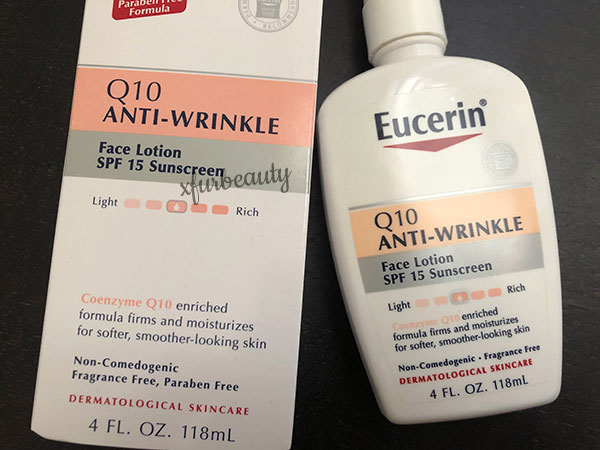 Eucerin Q10 Anti-Wrinkle Face Lotion SPF 15 Sunscreen