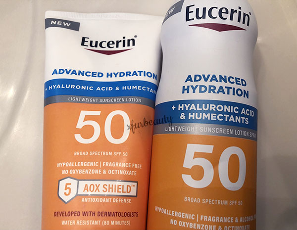 Eucerin Advanced Hydration SPF 50